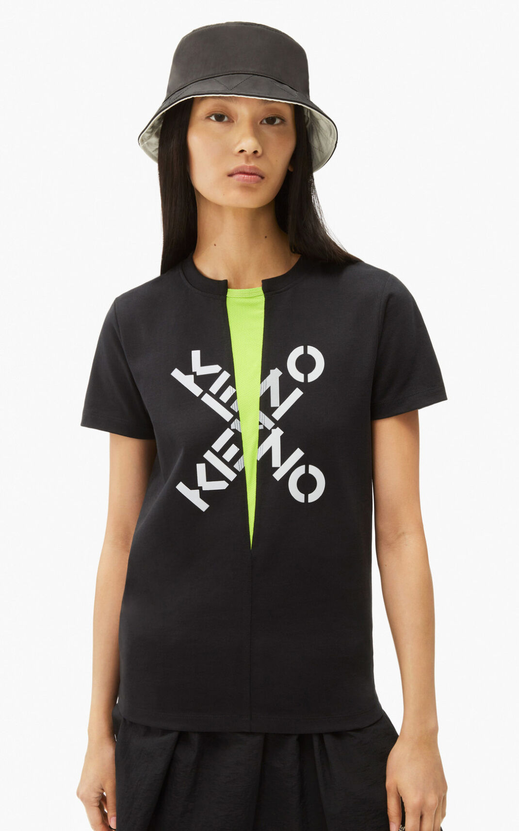 Kenzo Big X Sport T Shirt Dam | 16845-FRKZ